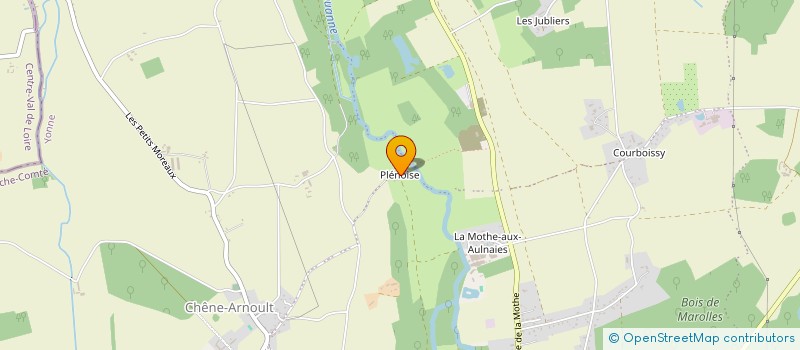 localisation de l'entreprise EARL DE PLENOISE à CHARNY OREE DE PUISAYE