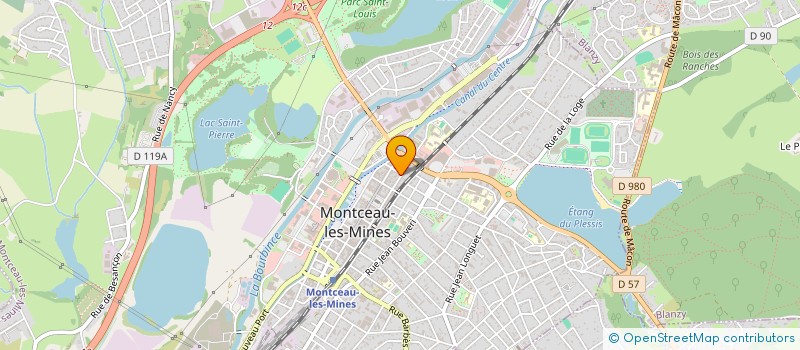 localisation de l'entreprise EARL DE POISSON à ST BERAIN SOUS SANVIGNES