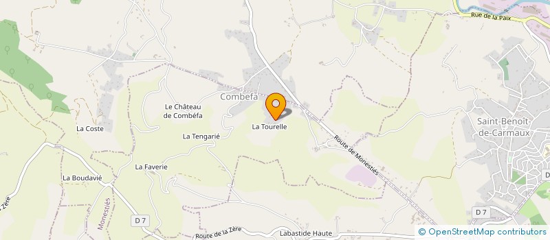 localisation de l'entreprise EARL DE POMIES-GAUJARENGUES à COMBEFA
