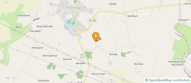 localisation de l'entreprise EARL DE PONTARFF à PLUMERGAT