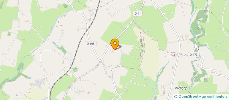 localisation de l'entreprise EARL DE PONTOURY à SARTILLY-BAIE-BOCAGE