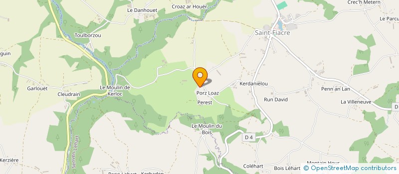 localisation de l'entreprise EARL DE PORS LOAS à SAINT-FIACRE
