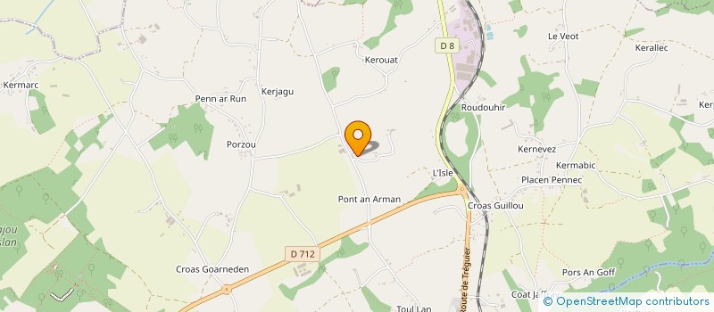 localisation de l'entreprise EARL DE POUL FANC à PLOUISY