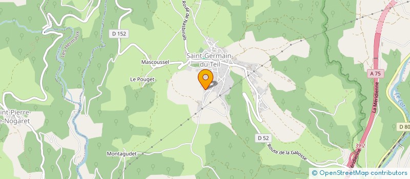 localisation de l'entreprise EARL DE POURCARESSES  TRELANS