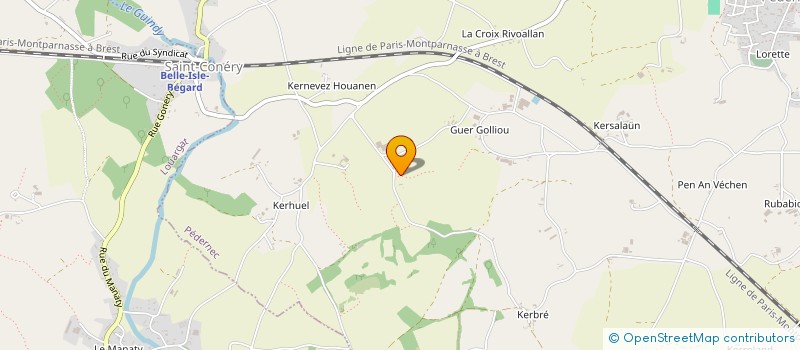 localisation de l'entreprise EARL DE PRAT HIR à PEDERNEC