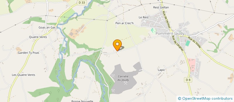 localisation de l'entreprise EARL DE PRAT LEDAN à COATREVEN