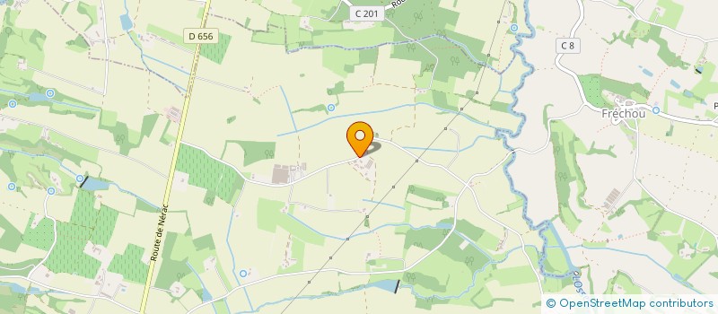 localisation de l'entreprise EARL DE PRES DE GALIN  MEZIN