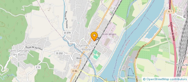 localisation de l'entreprise EARL DE PRINTEGARDE à LA VOULTE-SUR-RHONE