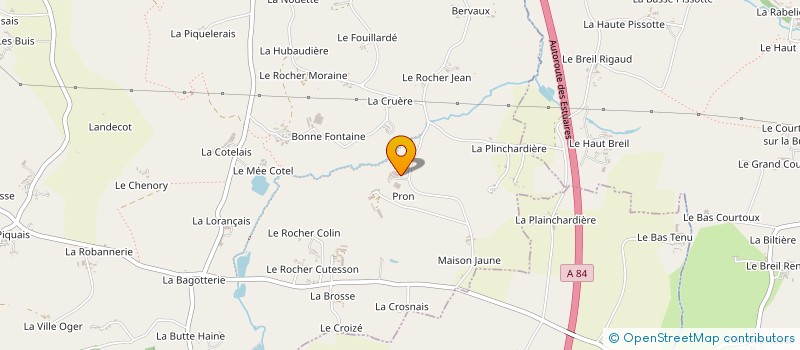 localisation de l'entreprise EARL DE PRON à MAEN ROCH
