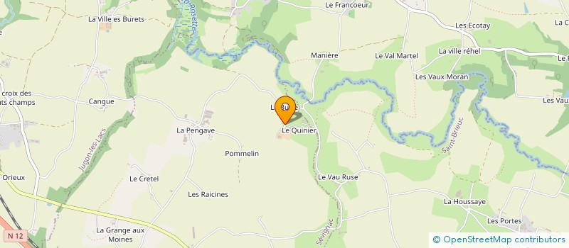 localisation de l'entreprise EARL DE QUINIER à SEVIGNAC