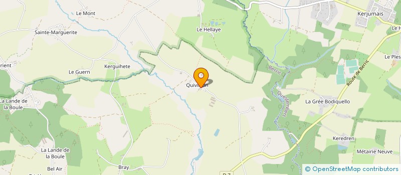 localisation de l'entreprise EARL DE QUIVILLON à BERRIC