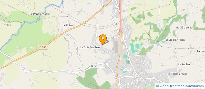 localisation de l'entreprise EARL DE RAUSSAN  PLAINTEL