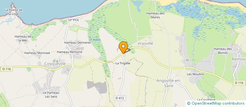 localisation de l'entreprise EARL DE RENOUVILLE à VICQ-SUR-MER