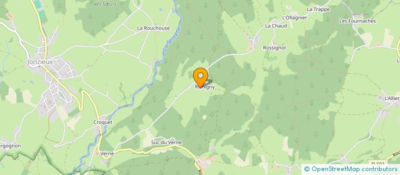 localisation de l'entreprise EARL DE RICHIGNY  MARLHES