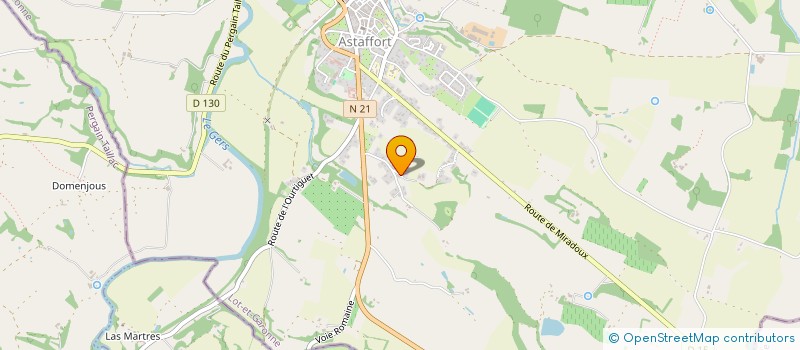 localisation de l'entreprise EARL DE RITES  CAUDECOSTE