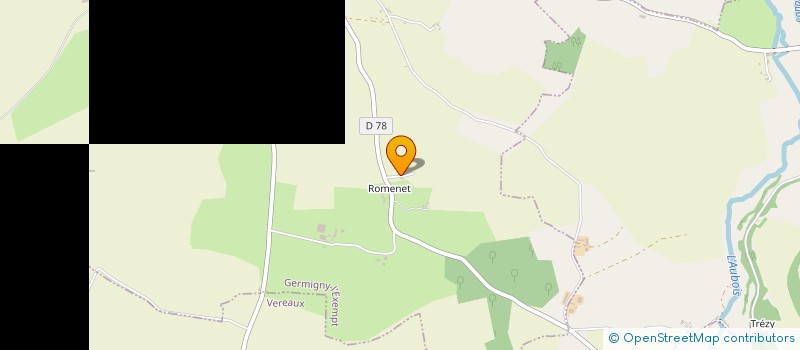 localisation de l'entreprise EARL DE ROMENET  GERMIGNY-L'EXEMPT