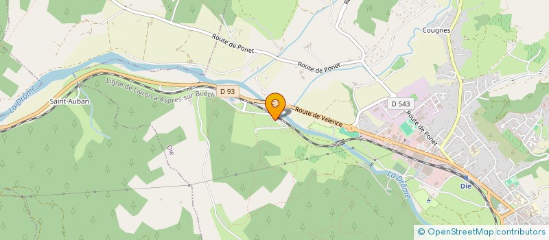 localisation de l'entreprise EARL DE RUER  DIE