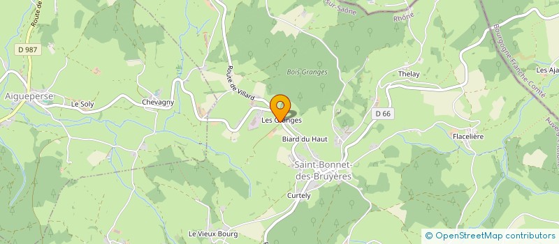 localisation de l'entreprise EARL DE RUERE à SAINT-BONNET-DES-BRUYERES