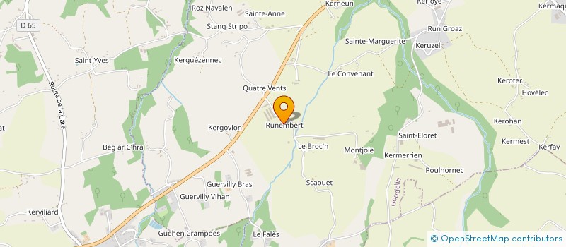 localisation de l'entreprise EARL DE RUNEMBERT à GOUDELIN