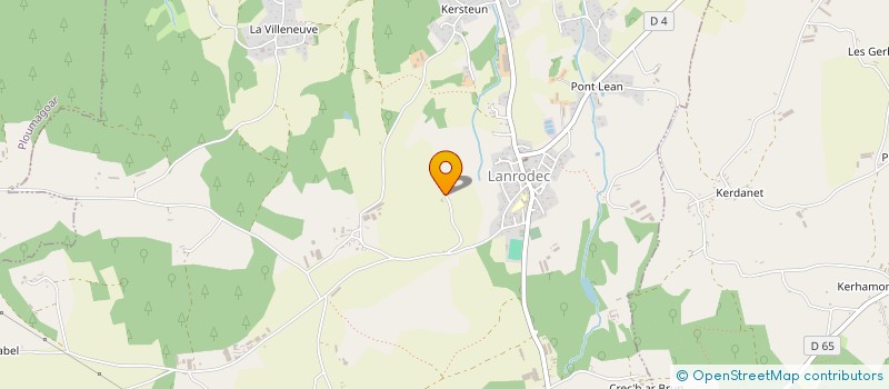 localisation de l'entreprise EARL DE SAINT CARREC à LANRODEC