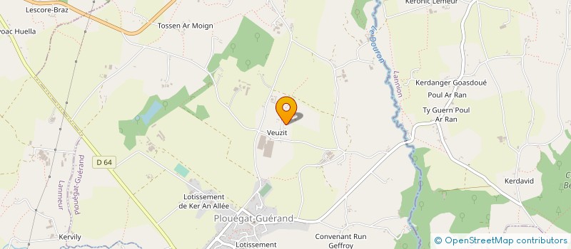 localisation de l'entreprise EARL DE SAINT FIACRE à PLOUEGAT-GUERAND