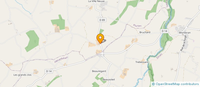localisation de l'entreprise EARL DE SAINT JEAN à PLURIEN
