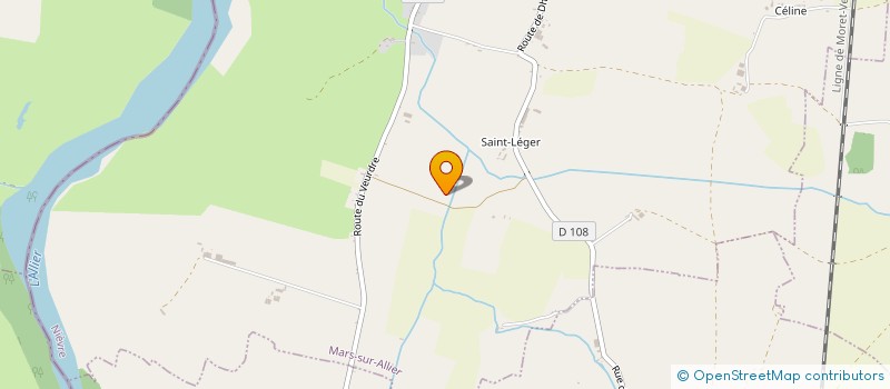 localisation de l'entreprise EARL DE SAINT LEGER à MARS-SUR-ALLIER