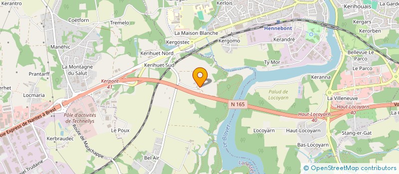 localisation de l'entreprise EARL DE SAINT NUDEC à LANESTER