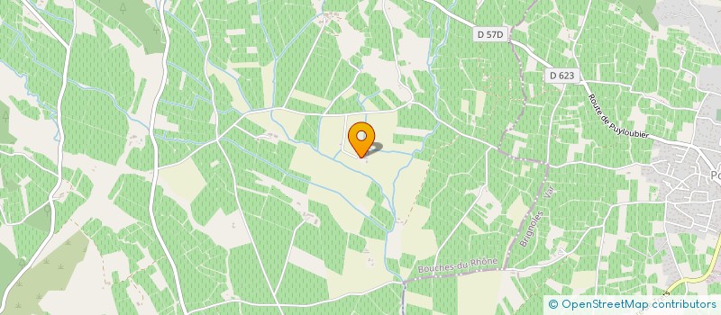 localisation de l'entreprise EARL DE SAINT PONS à PUYLOUBIER