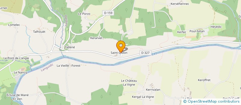 localisation de l'entreprise EARL DE SAINT QUION à QUISTINIC