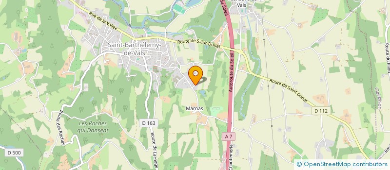 localisation de l'entreprise EARL DE SAMBEY  SAINT-BARTHELEMY-DE-VALS