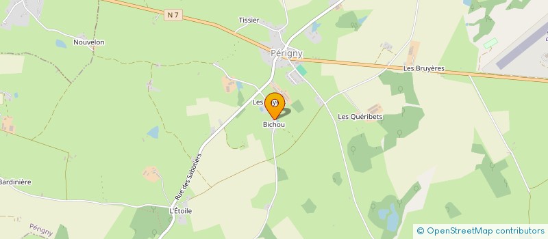 localisation de l'entreprise EARL DE SAYETS à PERIGNY