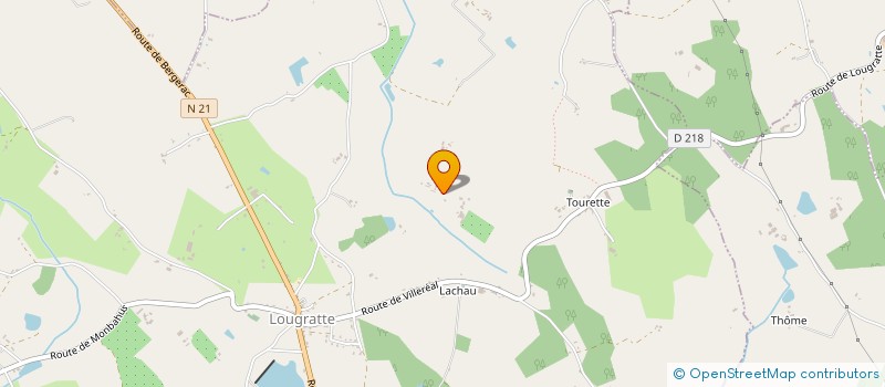 localisation de l'entreprise EARL DE SELLES BRIZAC à LOUGRATTE
