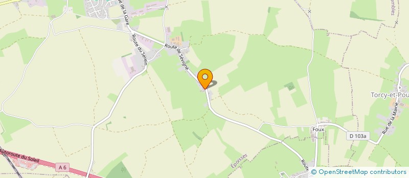 localisation de l'entreprise EARL DE SEVIGNE  EPOISSES