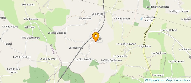 localisation de l'entreprise EARL DE SIAUME  MEDREAC