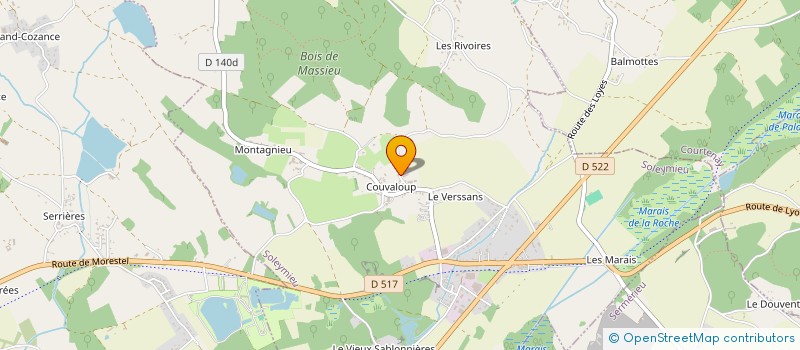 localisation de l'entreprise EARL DE SOUS VERNAND  SOLEYMIEU