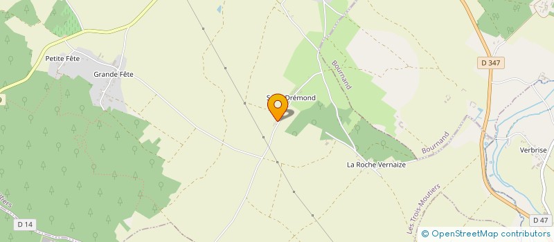 localisation de l'entreprise EARL DE ST DREMOND à LES TROIS-MOUTIERS