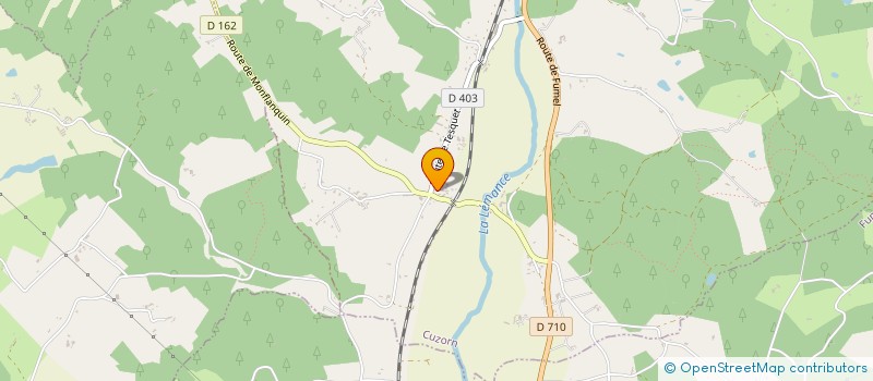 localisation de l'entreprise EARL DE TESQUET  CUZORN