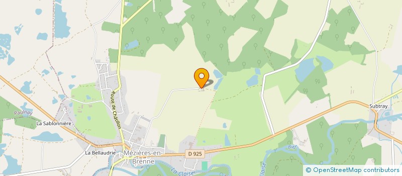localisation de l'entreprise EARL DE TOUCHAIN à MEZIERES-EN-BRENNE