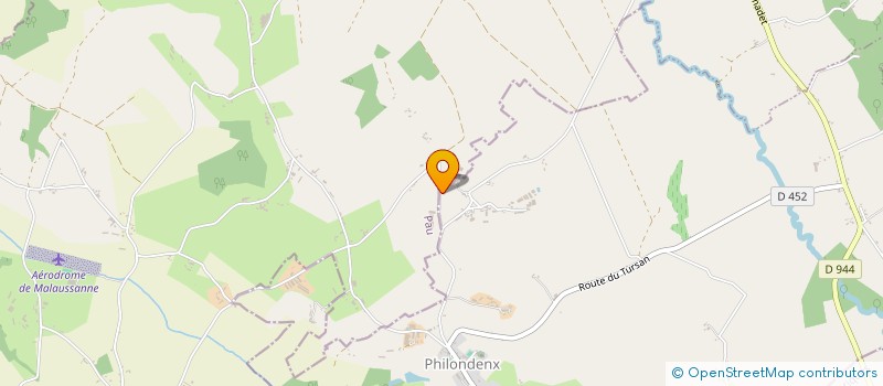localisation de l'entreprise EARL DE TOULET à SAMADET