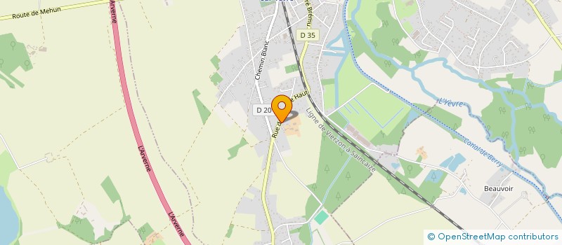 localisation de l'entreprise EARL DE TRECY  MEHUN-SUR-YEVRE