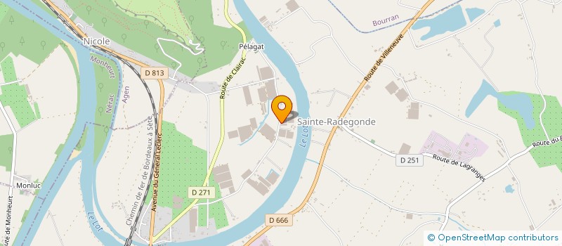 localisation de l'entreprise EARL DE TREILLE à AIGUILLON