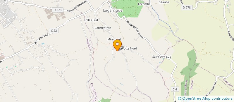 localisation de l'entreprise EARL DE TREMISA  FREGIMONT