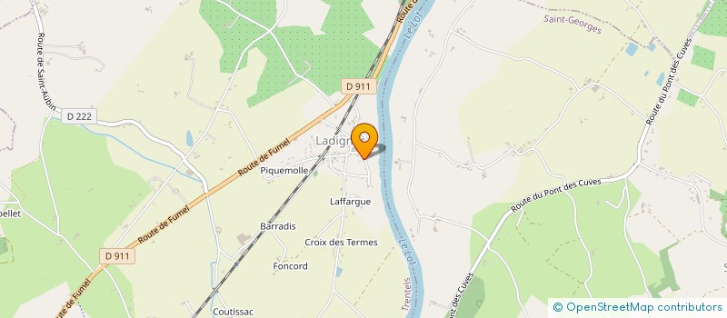 localisation de l'entreprise EARL DE TRENS à PENNE-D'AGENAIS