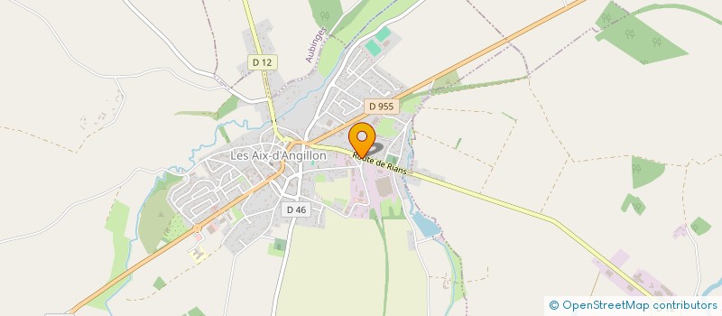 localisation de l'entreprise EARL DE VALENTIGNY  LES AIX D ANGILLON