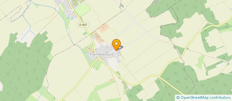 localisation de l'entreprise EARL DE VANTENOT  TREMBLECOURT