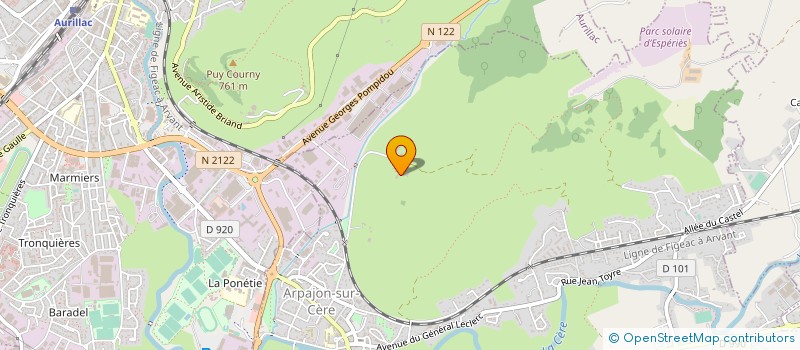 localisation de l'entreprise EARL DE VAURS à ARPAJON-SUR-CERE