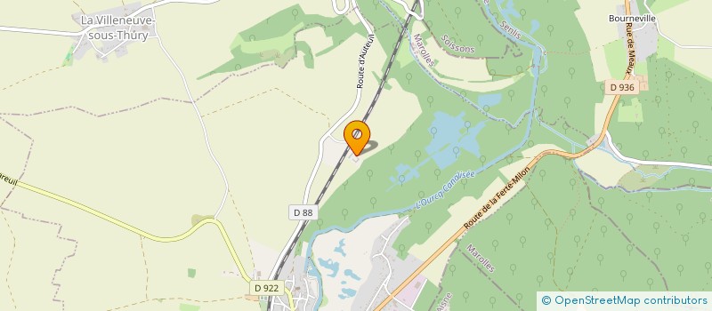 localisation de l'entreprise EARL DE VAUXPARFONDS  MAROLLES