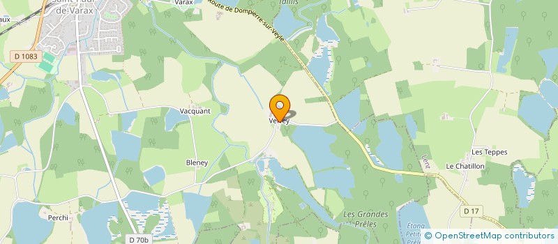 localisation de l'entreprise EARL DE VERFEY  SAINT-PAUL-DE-VARAX