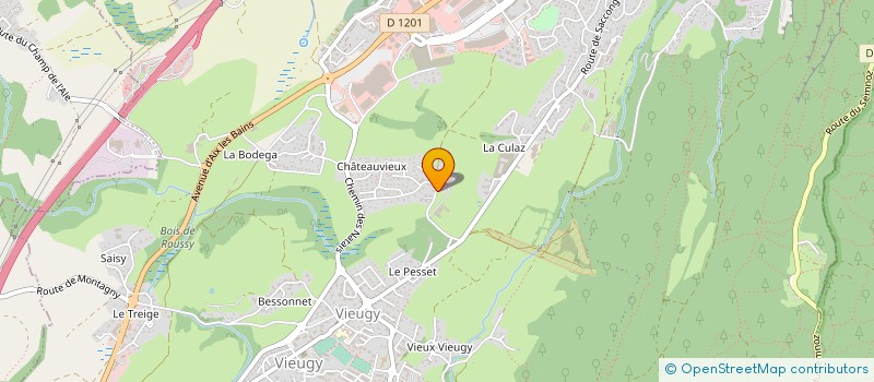 localisation de l'entreprise EARL DE VERGLOZ  ANNECY